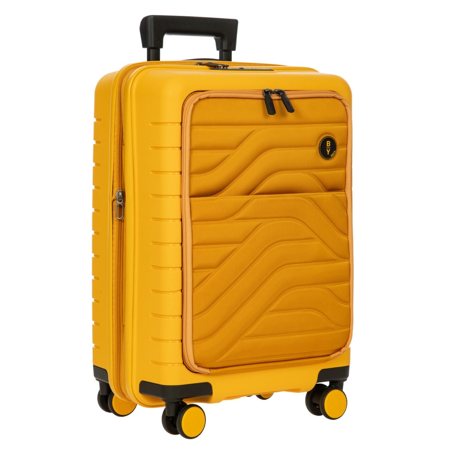 BRIC'S Ulisse 21" Expandable Carry On Luggage Spinner With Front Pocket (Mango)