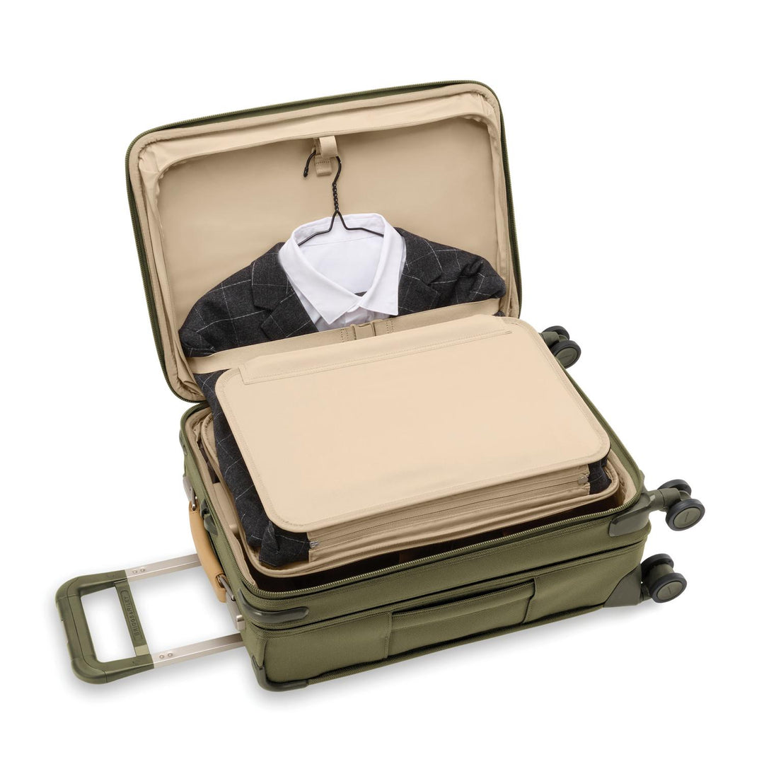 Briggs & Riley Baseline Essential Carry-On Spinner (Olive)