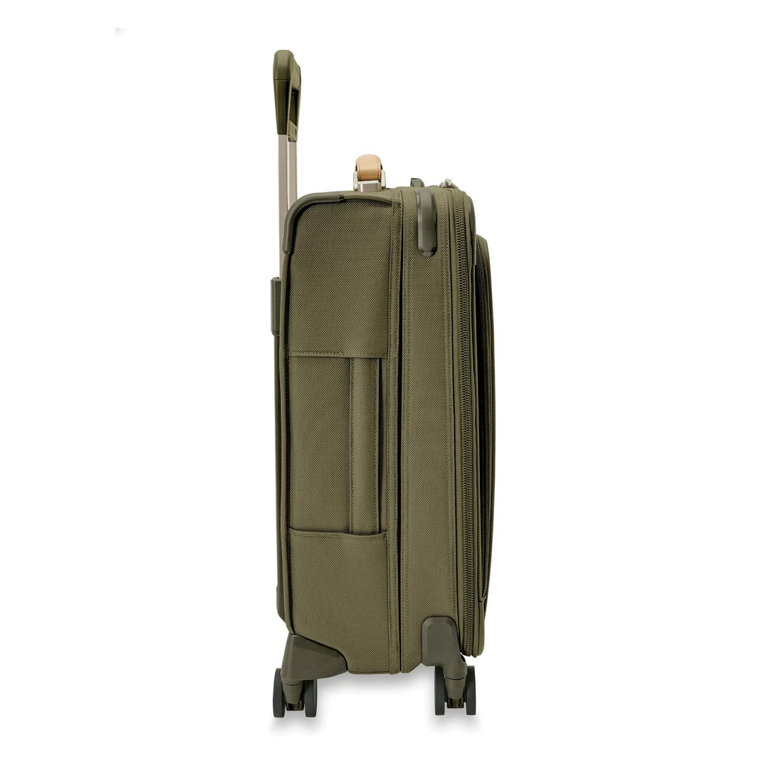 Briggs & Riley Baseline Essential Carry-On Spinner (Olive)