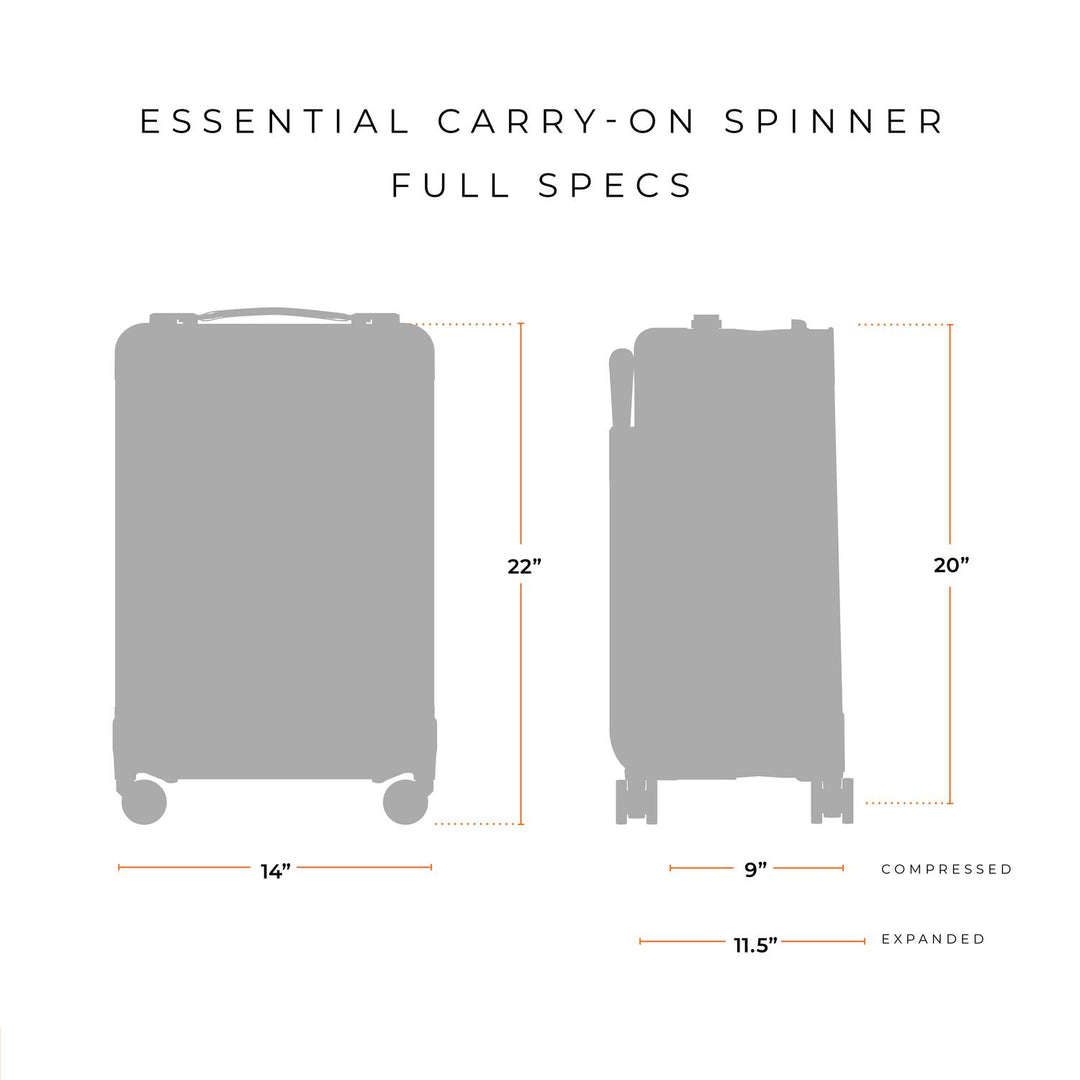 Briggs & Riley Baseline Essential Carry-On Spinner (Olive)
