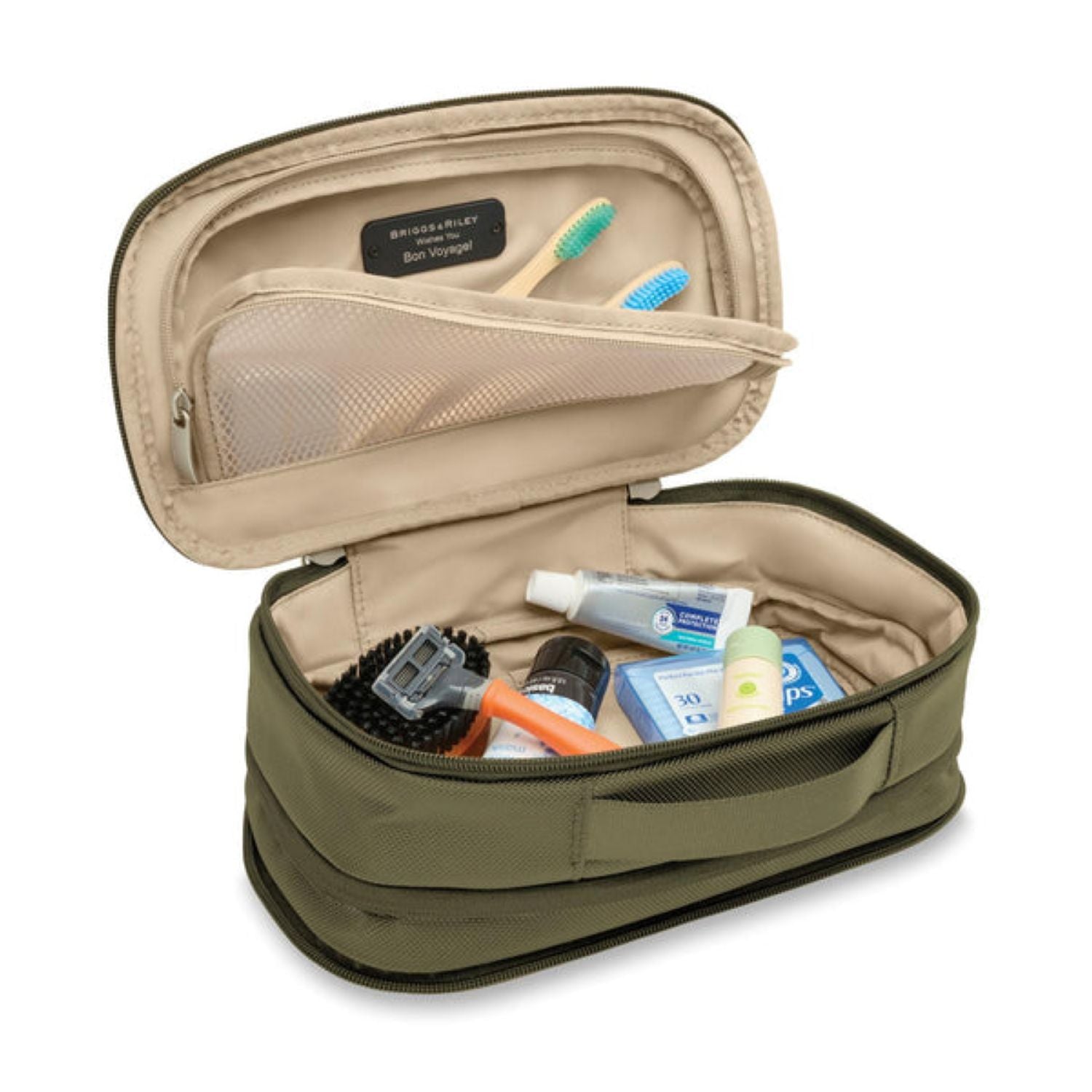 Briggs & Riley Baseline Expandable Essentials Kit (Olive)