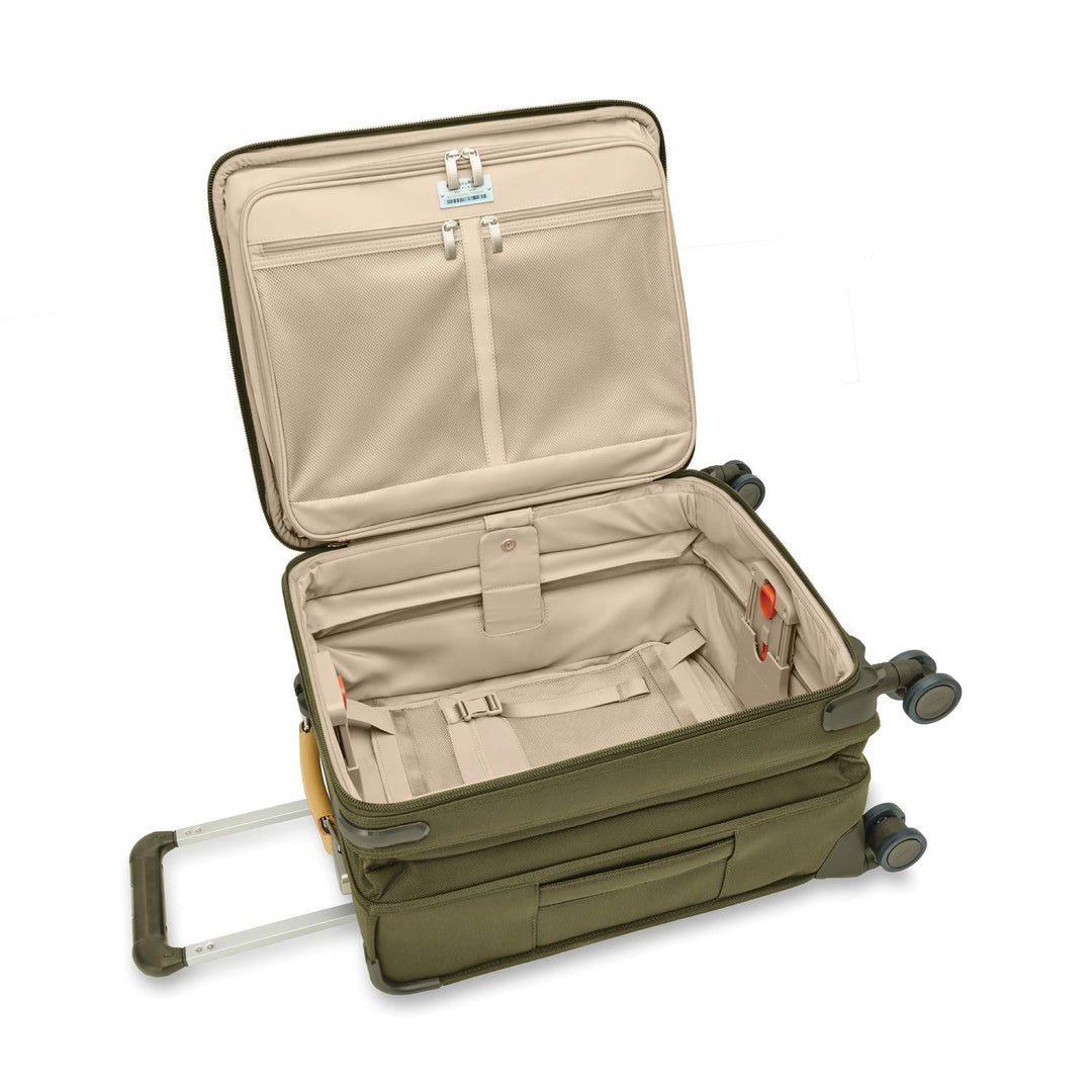 Briggs & Riley Baseline Global Carry-On Spinner (Olive)