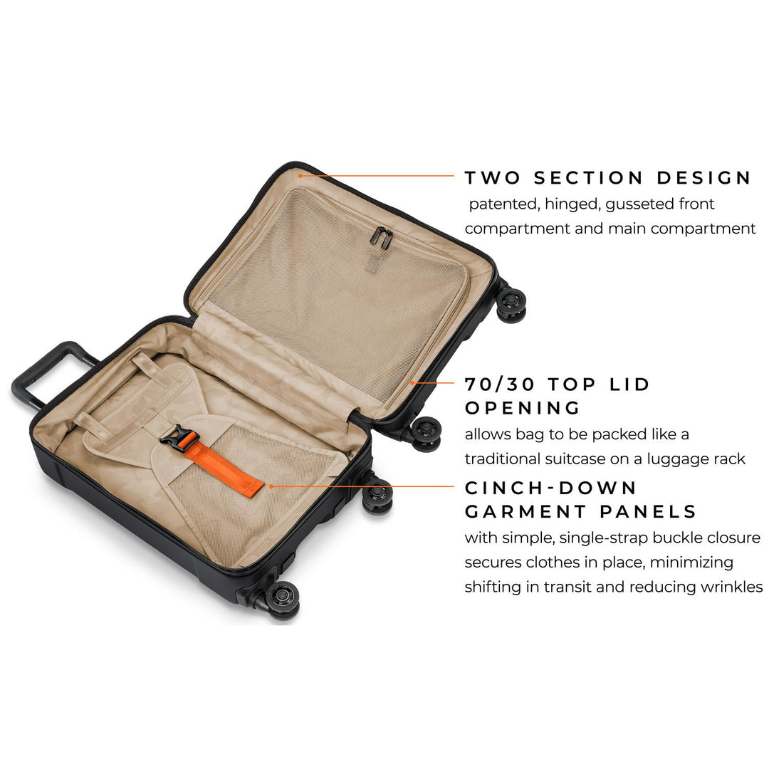 Briggs & Riley Torq 2.0 International Carry-On Luggage Spinner (Stealth)