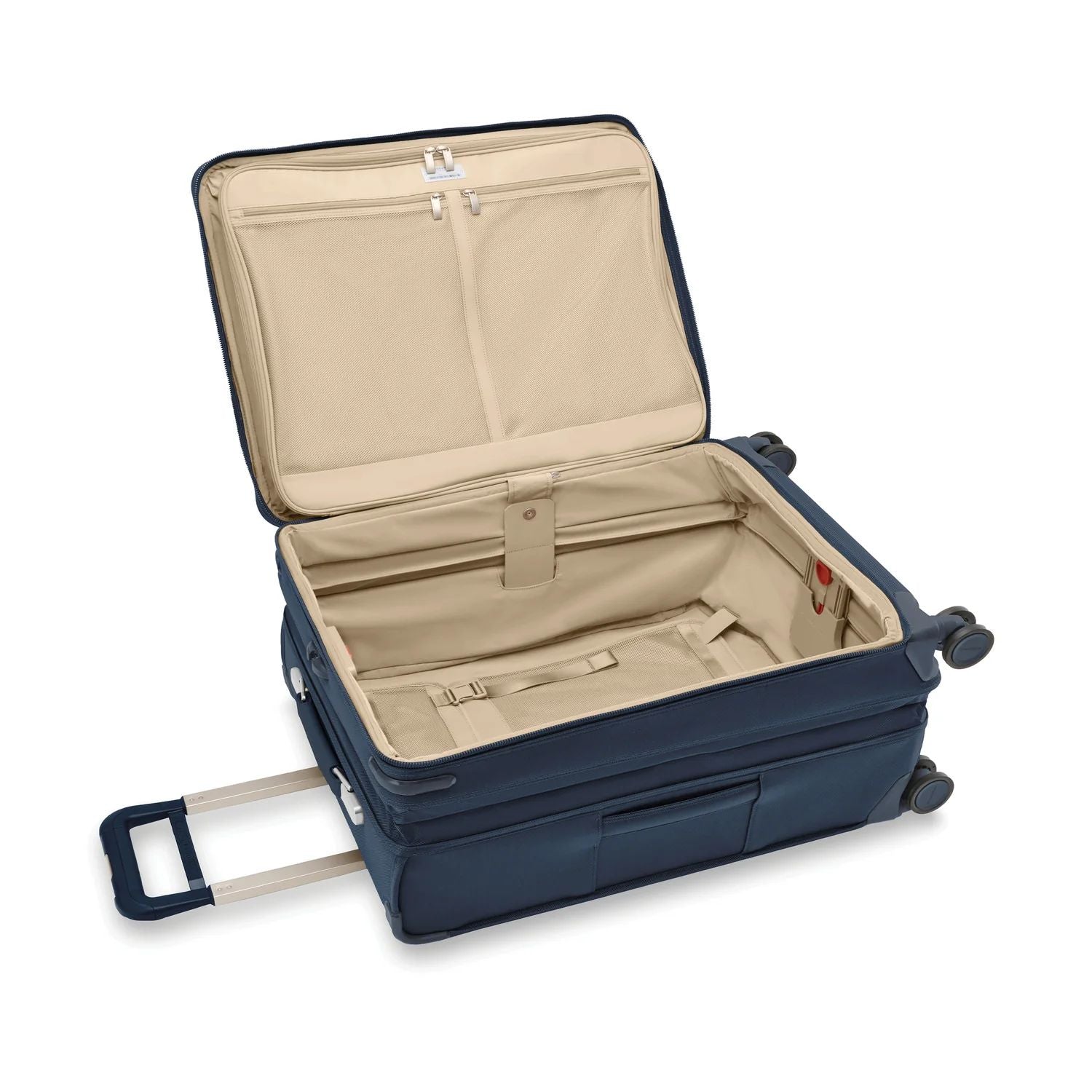 Briggs & Riley Baseline Compact Checked Expandable Spinner  - Navy