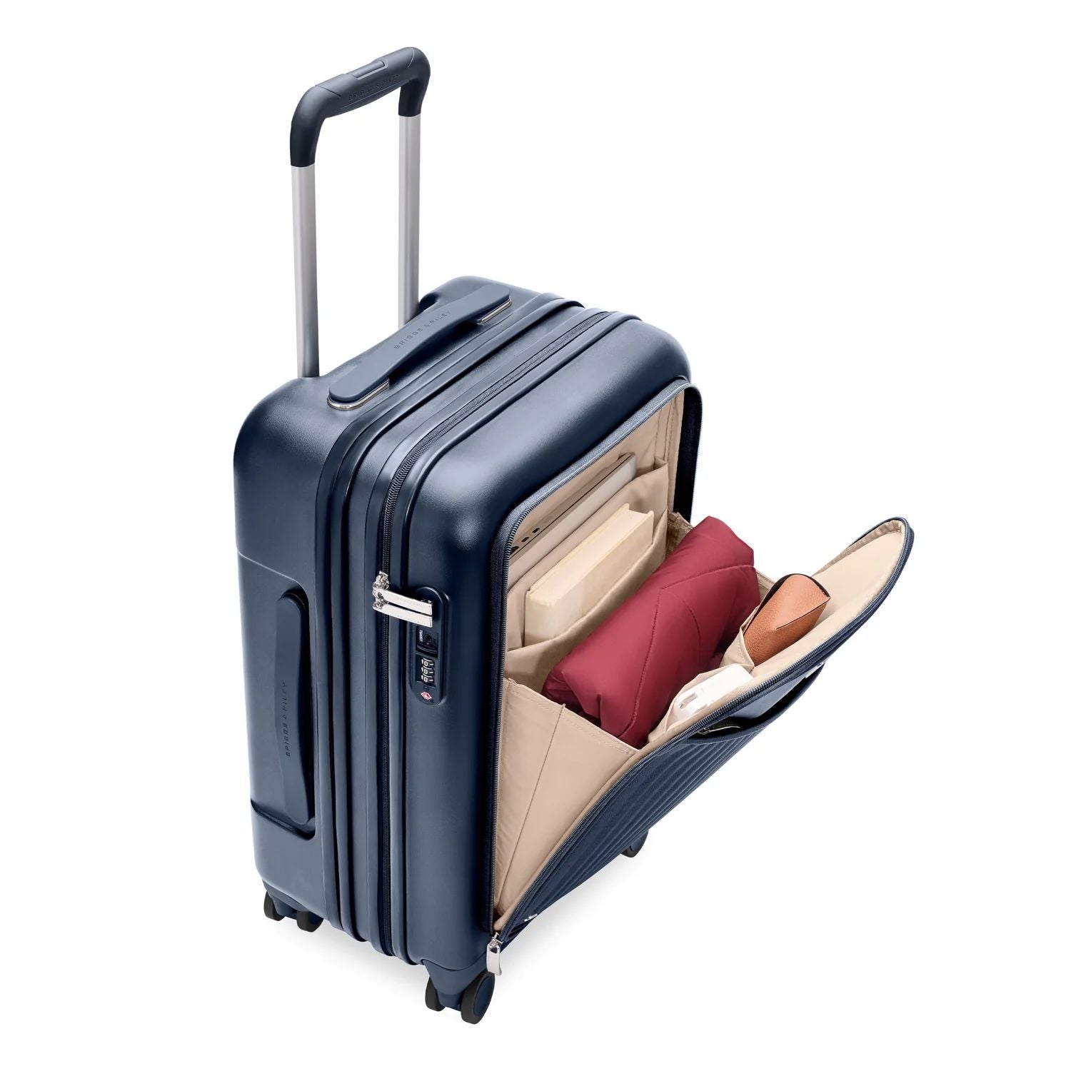 Briggs & Riley Sympatico Front Pocket 22" Expandable Spinner - Navy