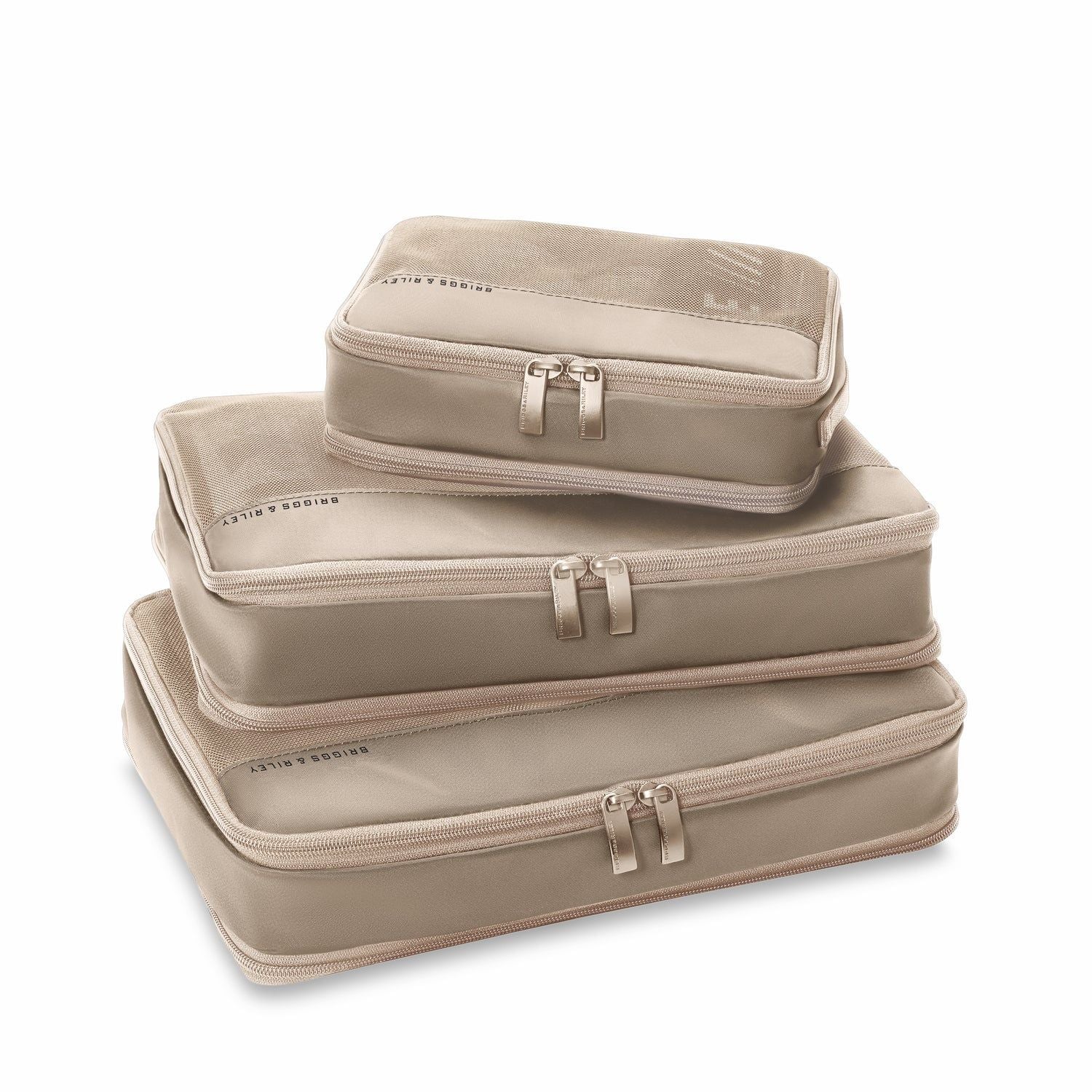 Briggs & Riley Travel Basics Carry-On Packing Cube Set - Tan