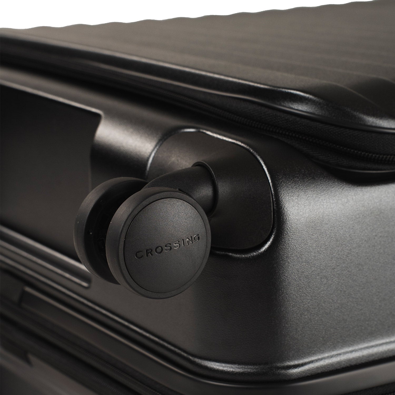 CROSSING INVI 20" Carry On Expandable Luggage With Front & Middle Access - Black