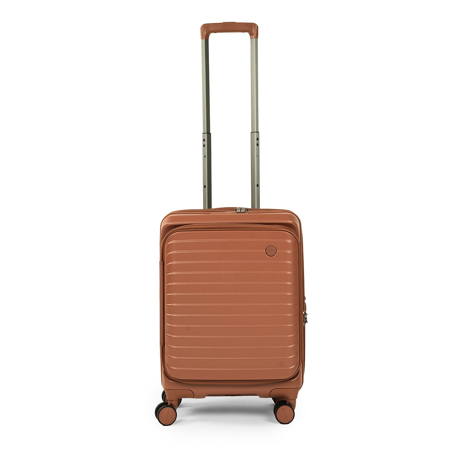 CROSSING INVI 20" Carry On Expandable Luggage With Front & Middle Access - Brick