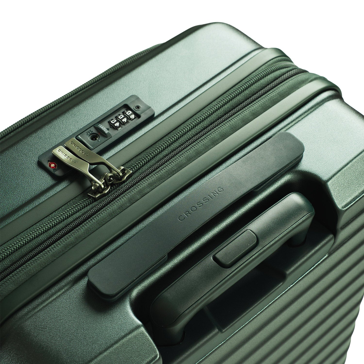 CROSSING INVI 20" Carry On Expandable Luggage With Front & Middle Access - Squash