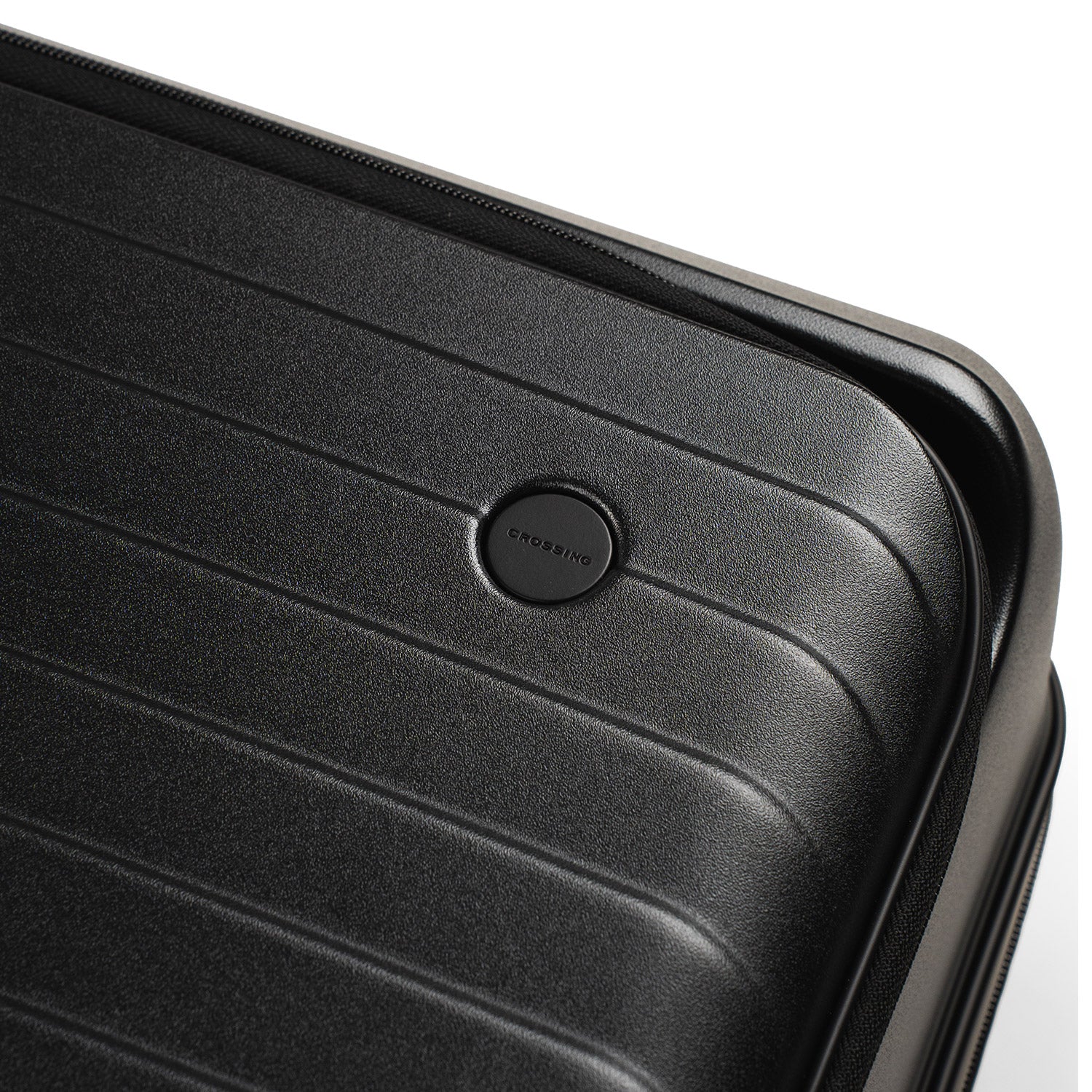 CROSSING INVI 25" Medium Expandable Luggage With Front & Middle Access - Black