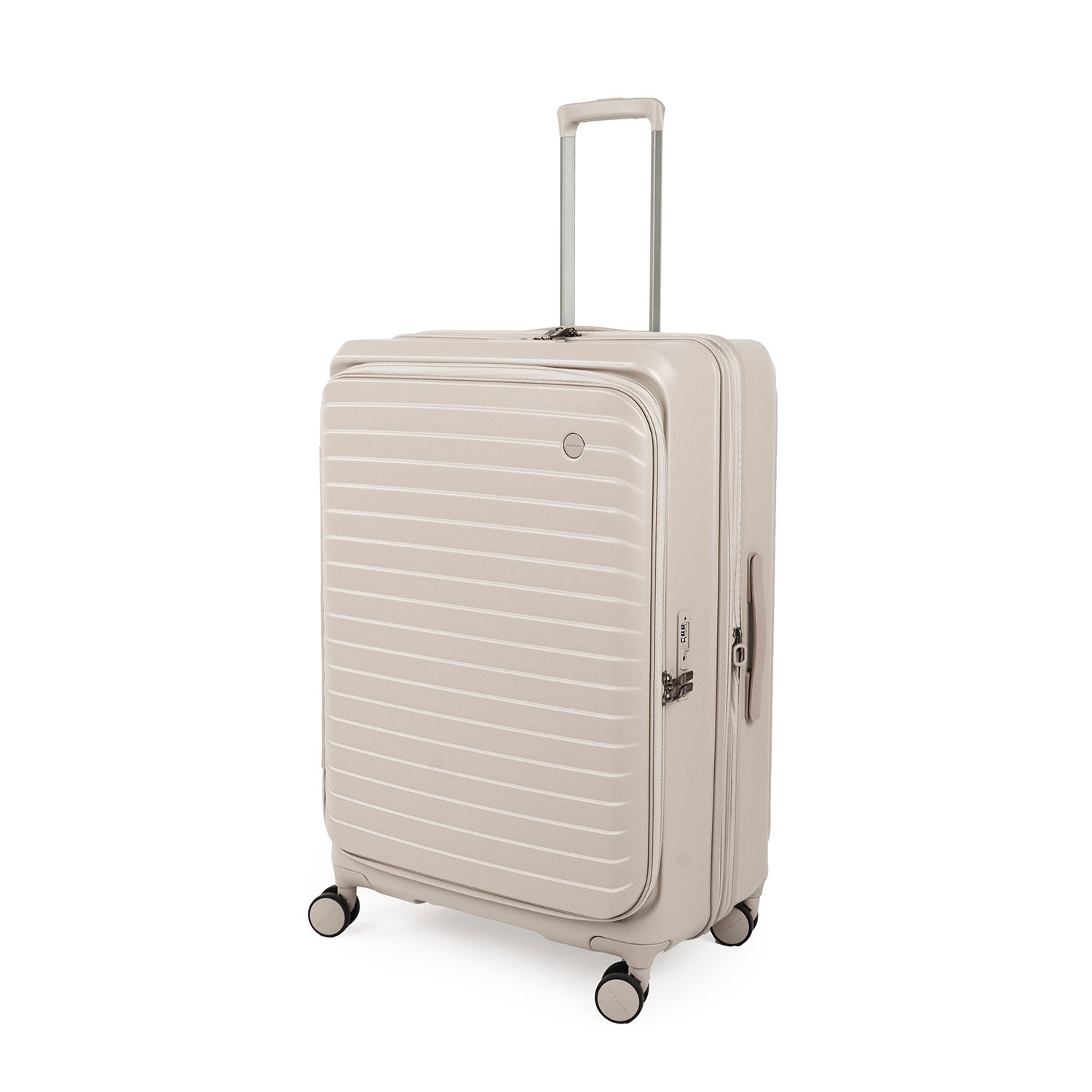 CROSSING INVI 30" Large Expandable Luggage With Front & Middle Access - Taupe