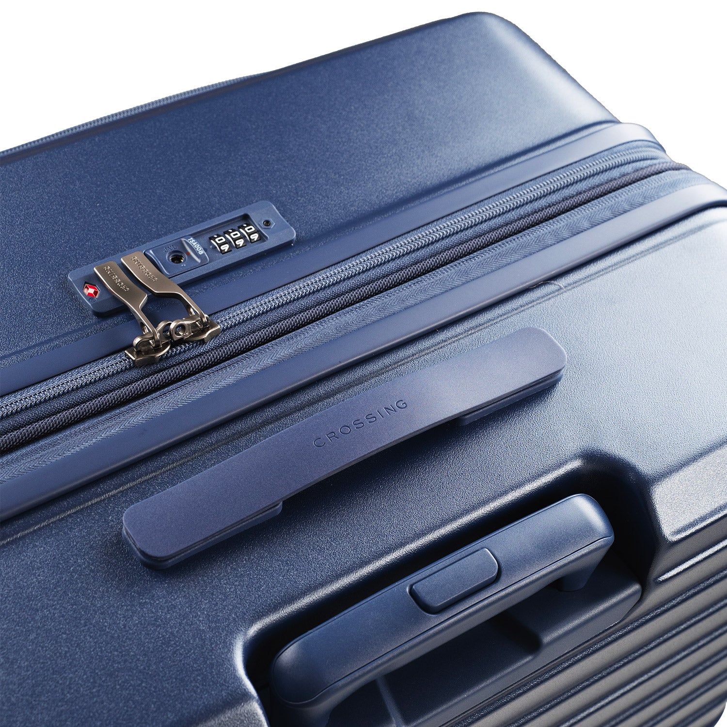 CROSSING INVI 30" Large Expandable Luggage With Front & Middle Access - Navy