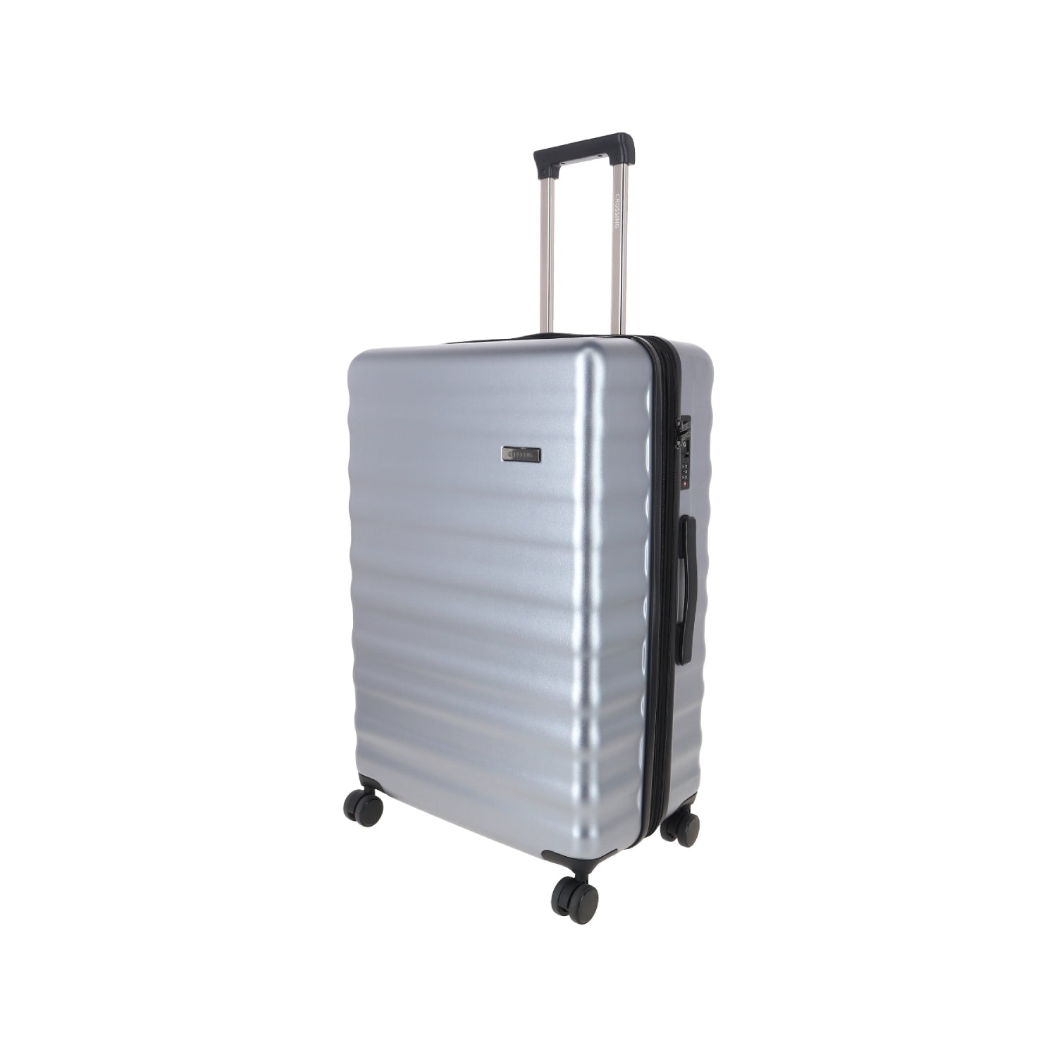 Crossing Tripp Polycarbonate Expandable 24" Medium Luggage Spinner - Grey