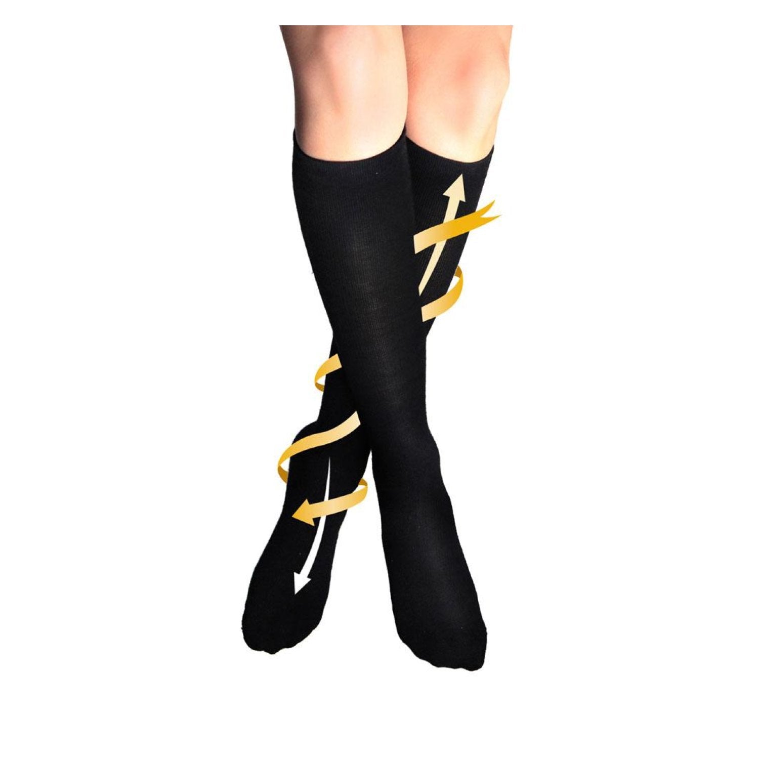 Cabeau Bamboo Compression Socks M/L-Black