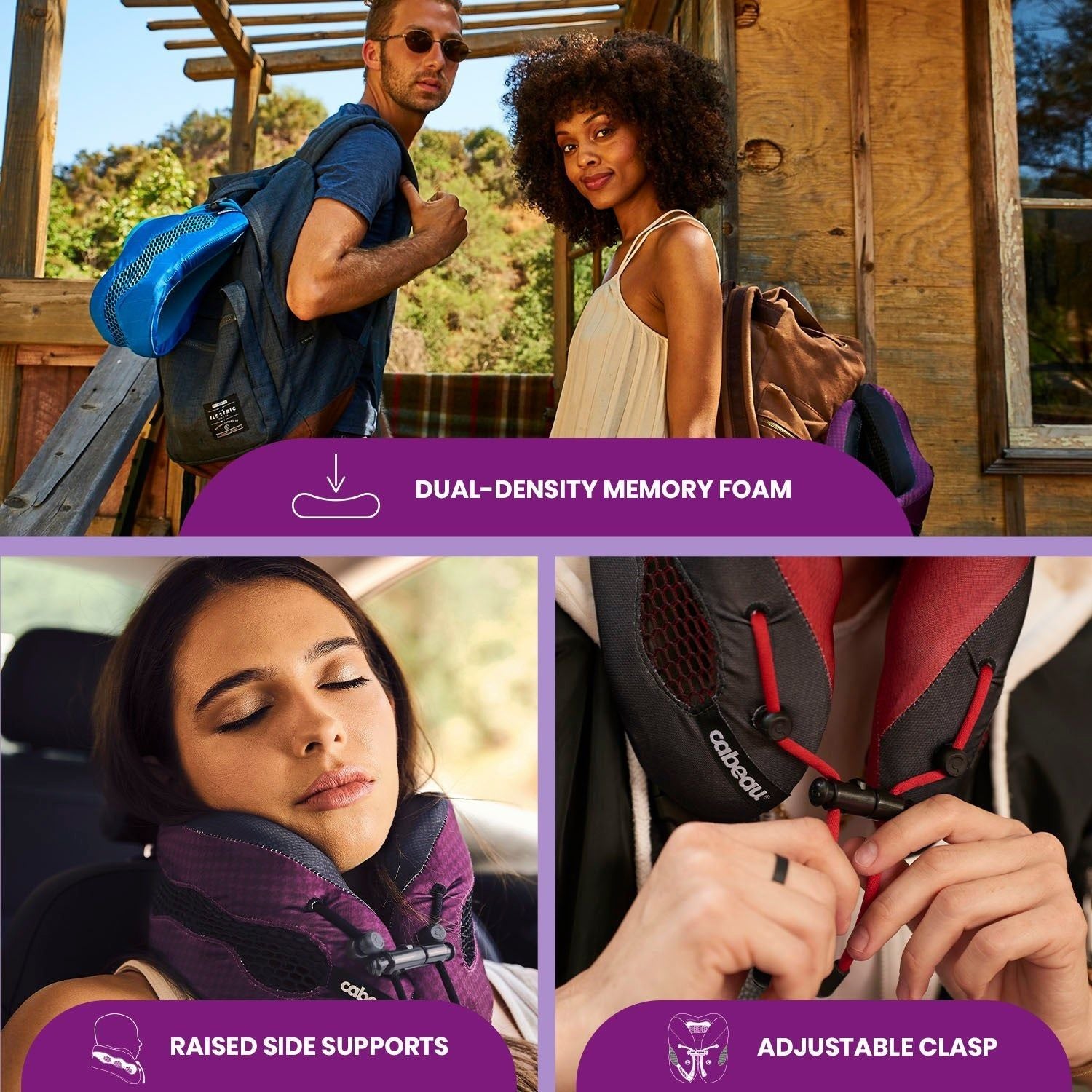 Cabeau Evolution Cool Travel Neck Pillow - Blue