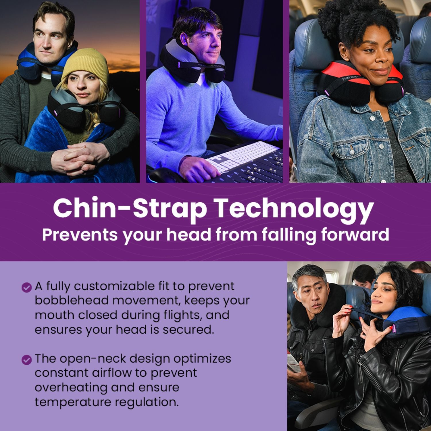 Cabeau TNE S3 Travel Neck Pillow - Dark Blue