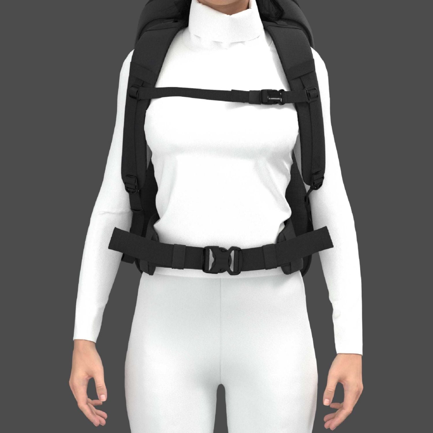 Cabinzero Adventure Cabin Backpack 42L (Absolute Black)