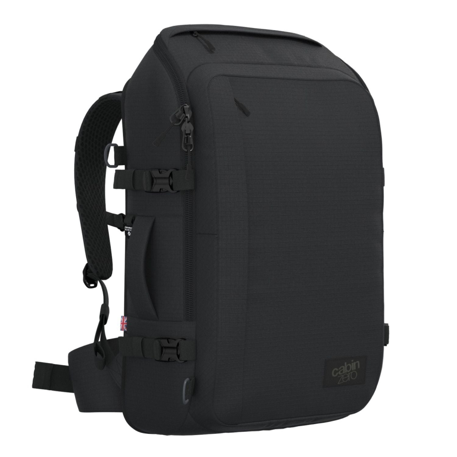 Cabinzero Adventure Cabin Backpack 42L (Absolute Black)