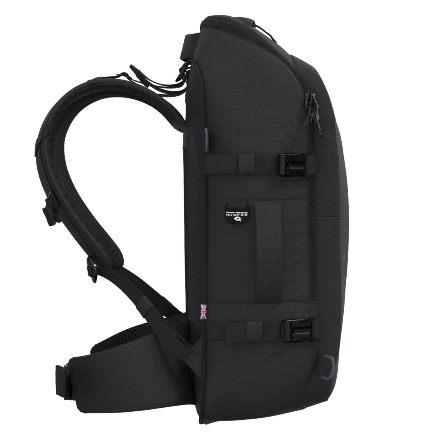 Cabinzero Adventure Cabin Backpack 42L (Absolute Black)