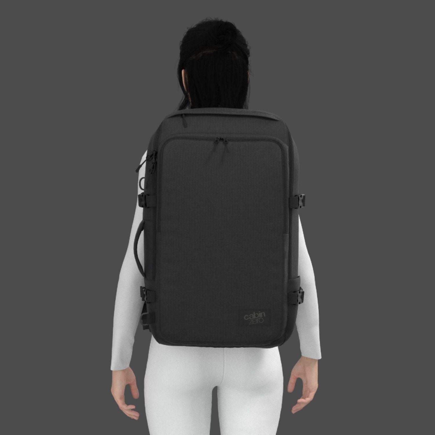 Cabinzero Adventure Pro Cabin Backpack 42L (Absolute Black)