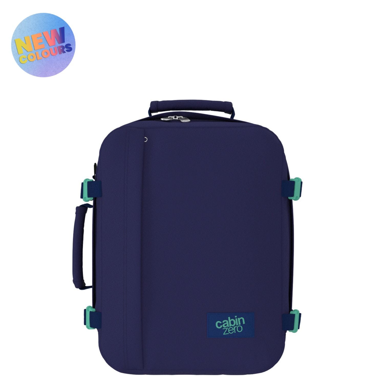 Cabinzero Classic Ultra Light Cabin Bag With Luggage Trackers 28L (Deep Ocean)