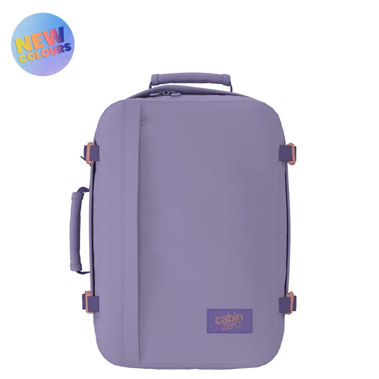 Cabinzero Classic Ultra Light Cabin Bag With Luggage Trackers 36L (Smokey Violet)
