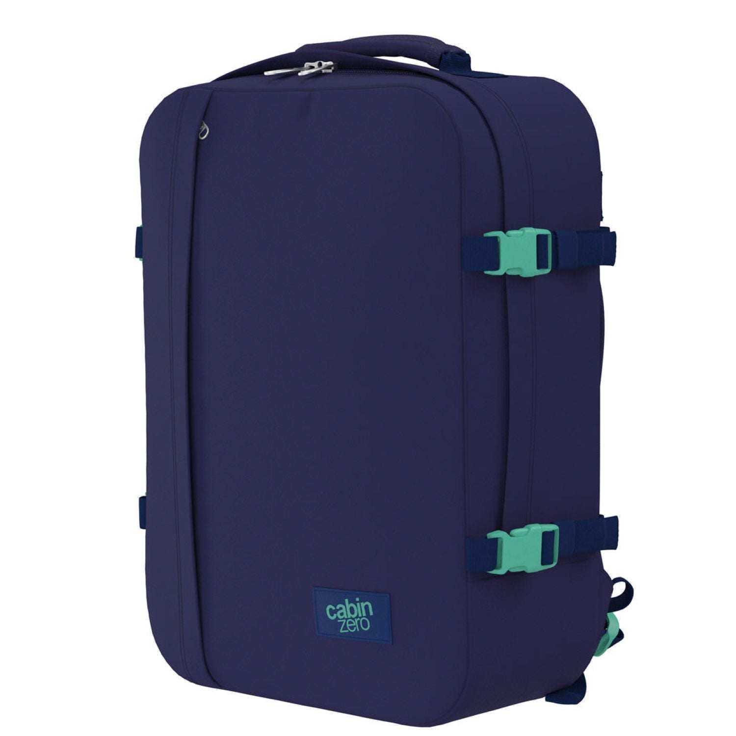 Cabinzero Classic Ultra Light Cabin Bag With Luggage Trackers 44L (Deep Ocean)