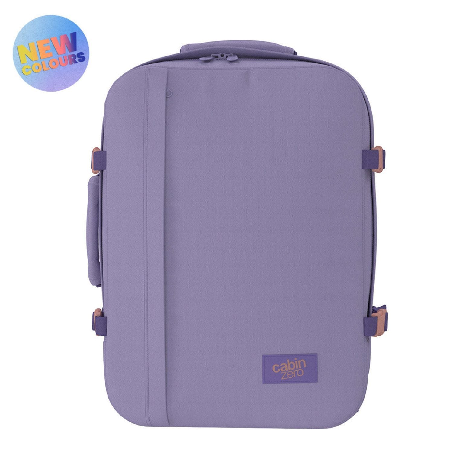 Cabinzero Classic Ultra Light Cabin Bag With Luggage Trackers 44L (Smokey Violet)