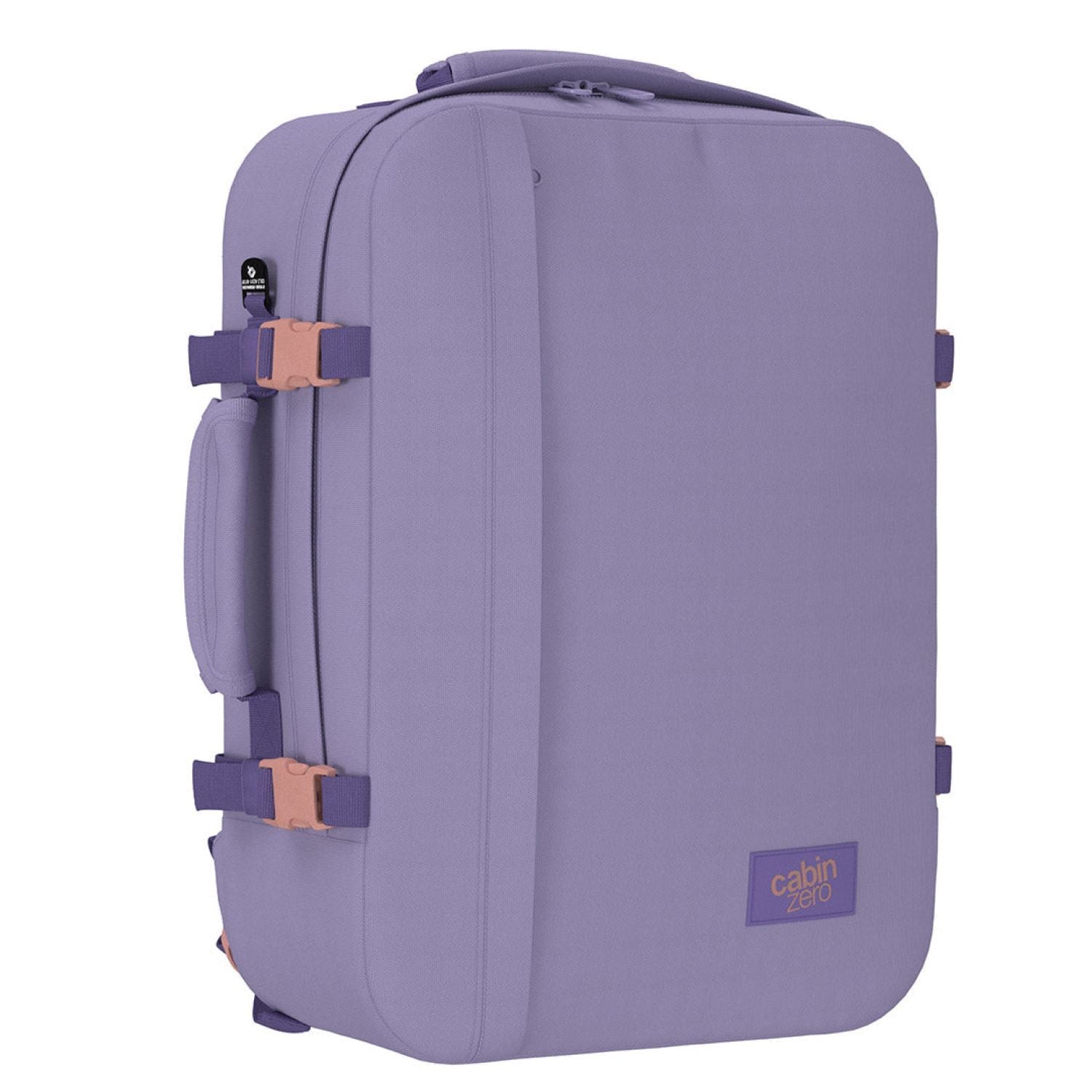 Cabinzero Classic Ultra Light Cabin Bag With Luggage Trackers 44L (Smokey Violet)