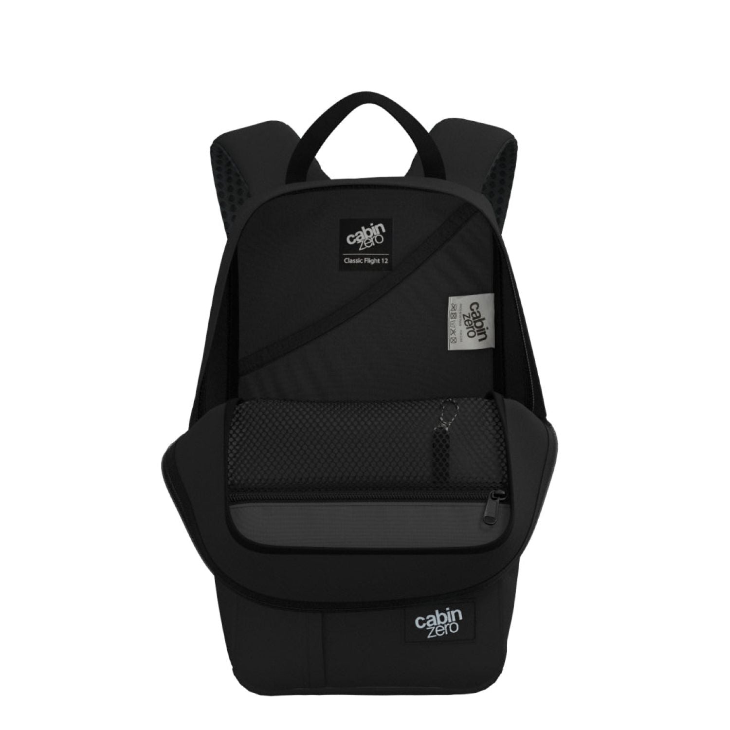Cabinzero Classic Flight Backpack 12L - Absolute Black