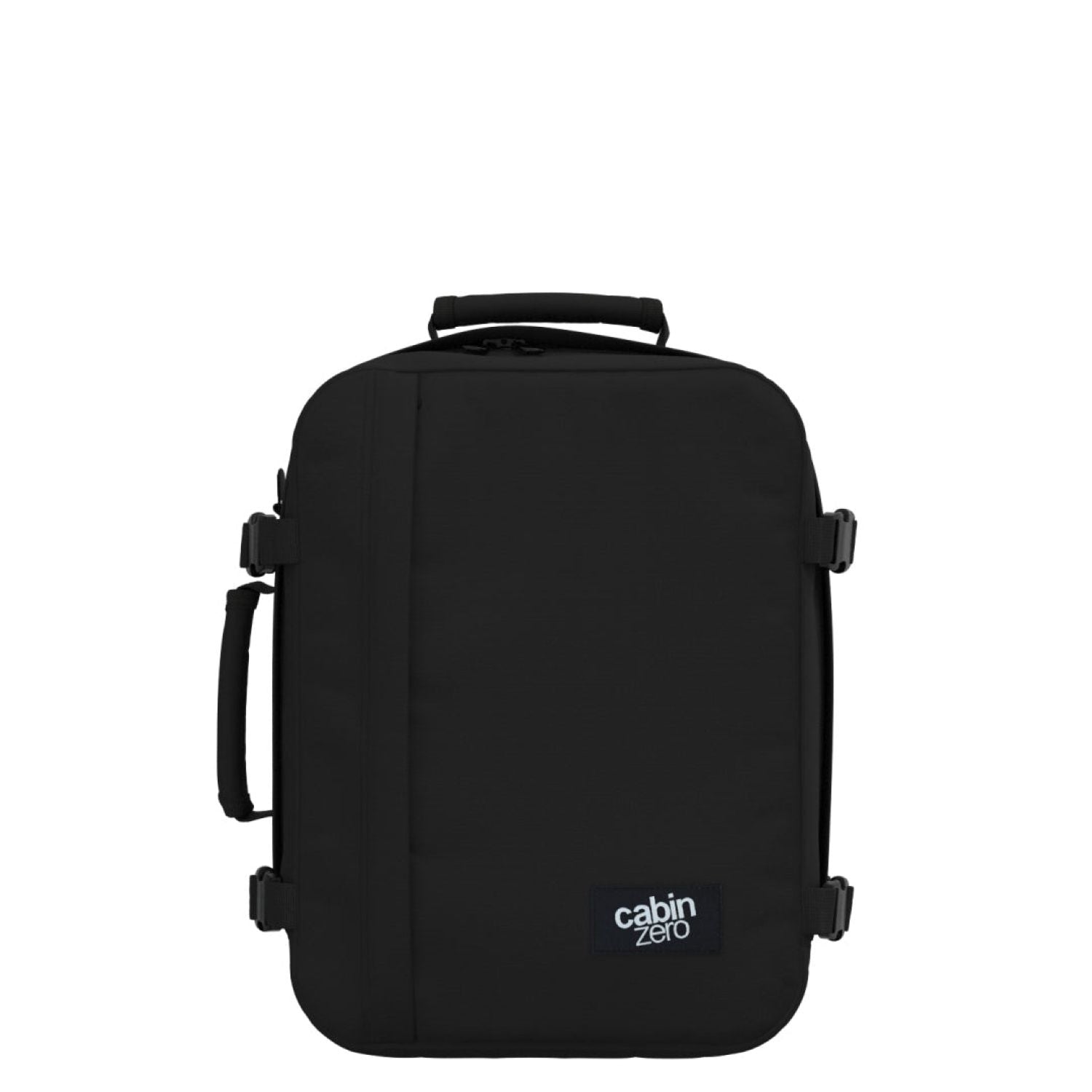 Cabinzero Classic Ultra Light Cabin Bag With Luggage Trackers 28L (Absolute Black)