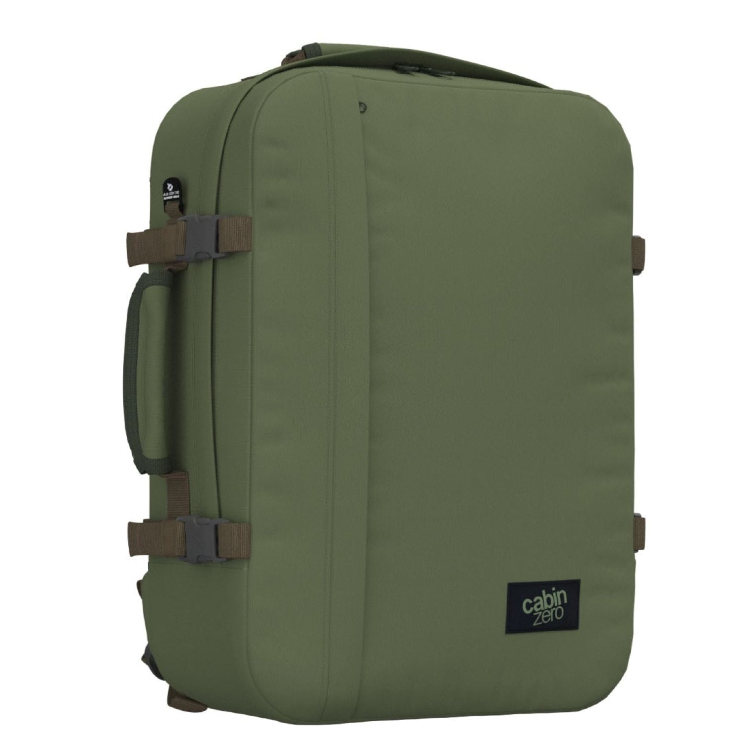 Cabinzero Classic Ultra Light Cabin Bag With Luggage Trackers 44L (Georgian Khaki)