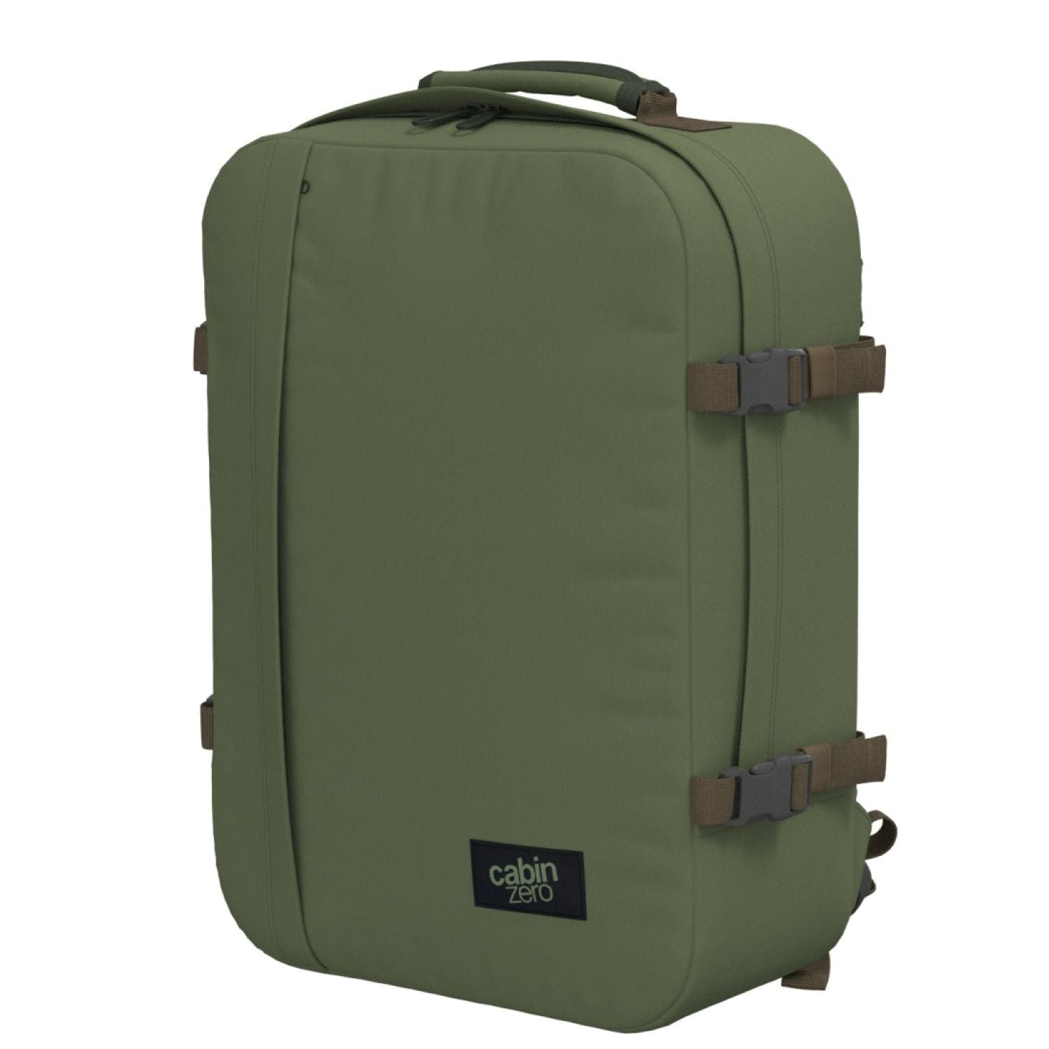 Cabinzero Classic Ultra Light Cabin Bag With Luggage Trackers 44L (Georgian Khaki)