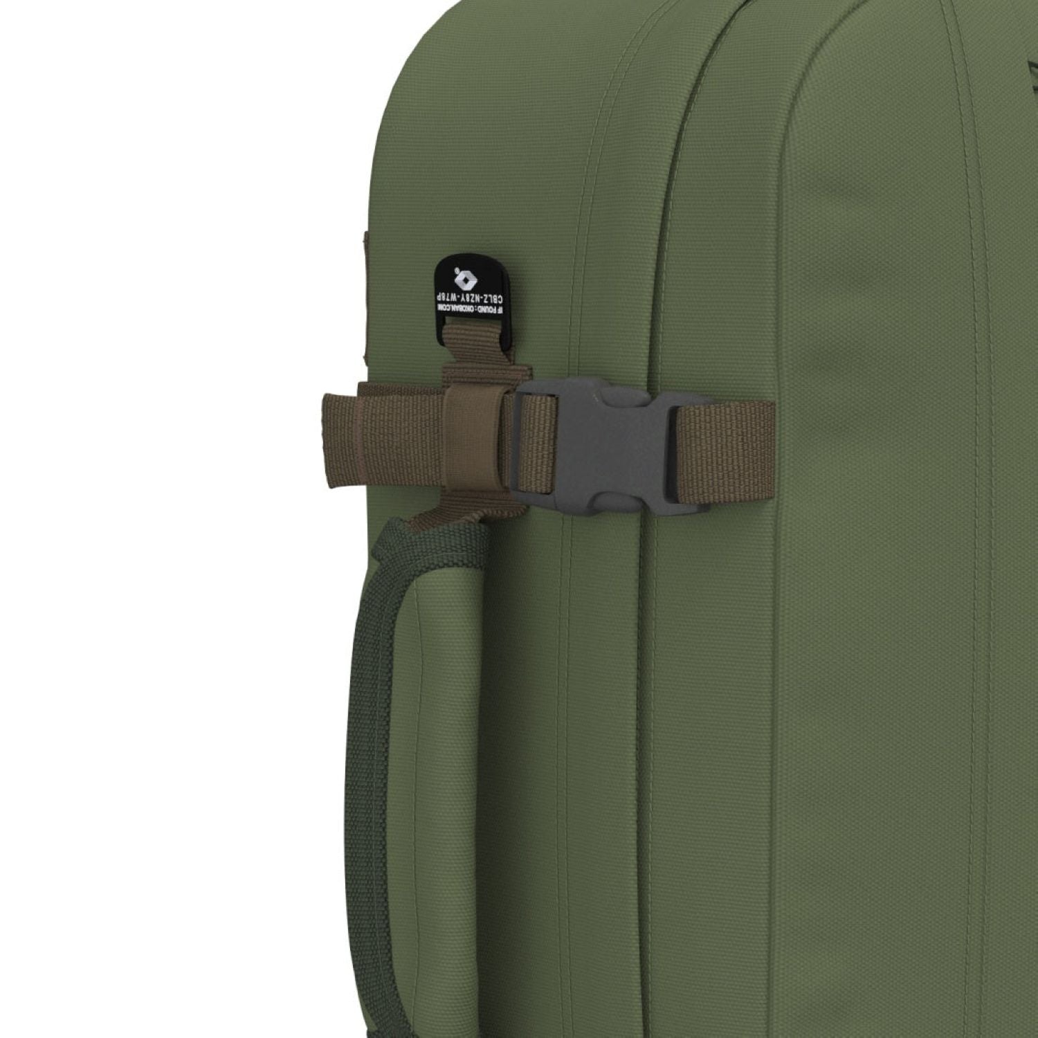 Cabinzero Classic Ultra Light Cabin Bag With Luggage Trackers 44L (Georgian Khaki)