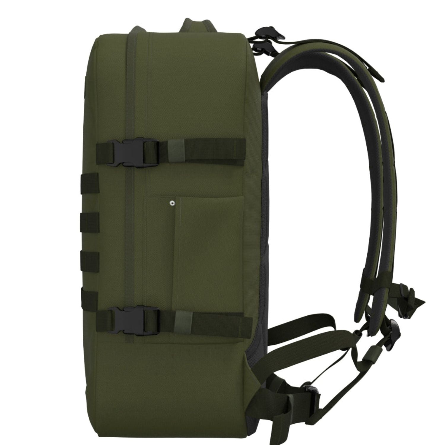 Cabinzero Military Cabin Bag With Luggage Trackers 44L (Military Green)