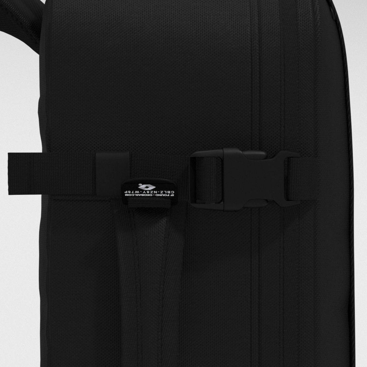 Cabinzero Military Cabin Bag With Luggage Trackers 36L (Absolute Black)