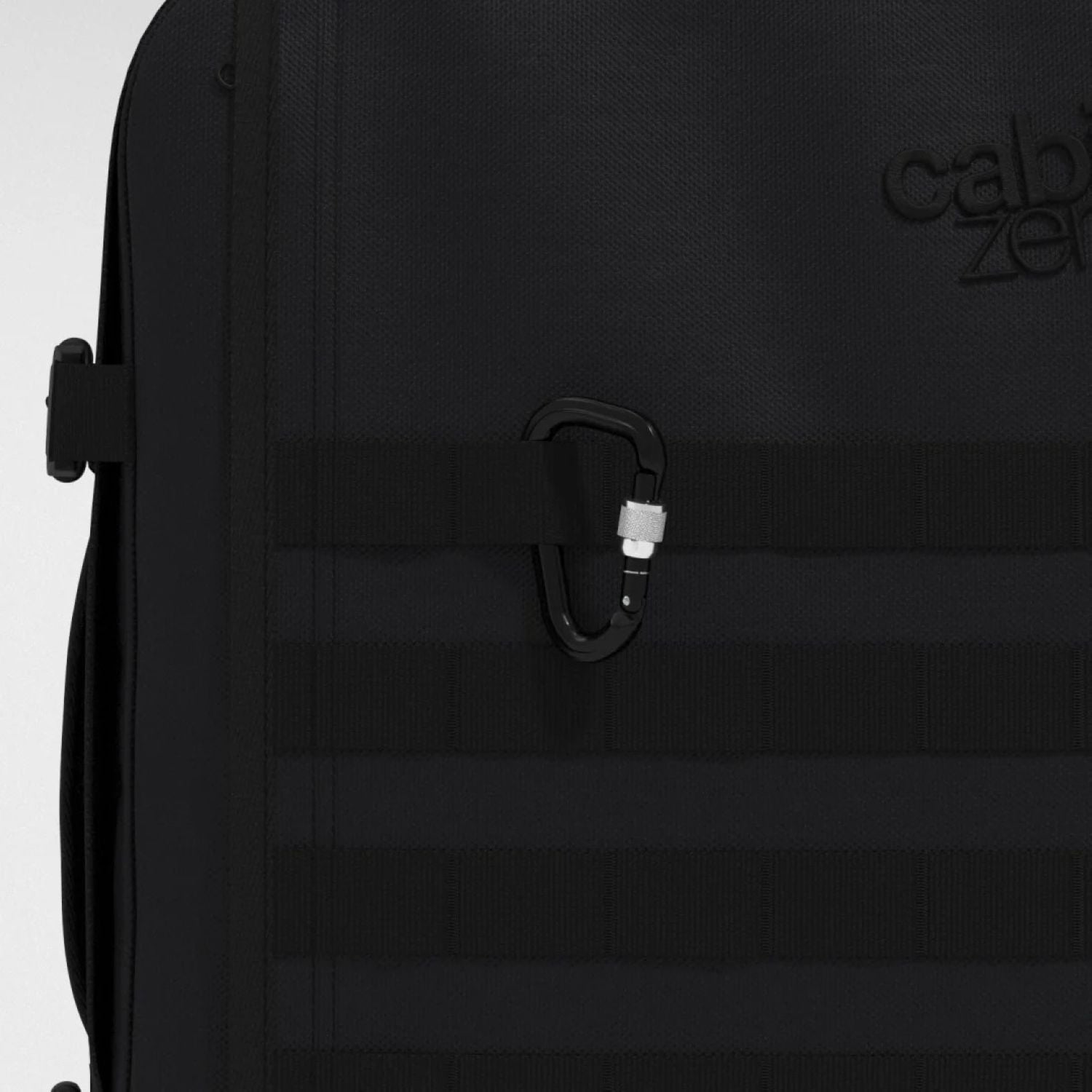 Cabinzero Military Cabin Bag With Luggage Trackers 28L (Absolute Black)