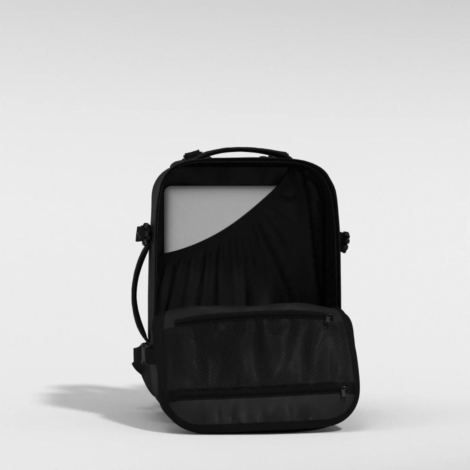 Cabinzero Military Cabin Bag With Luggage Trackers 28L (Absolute Black)