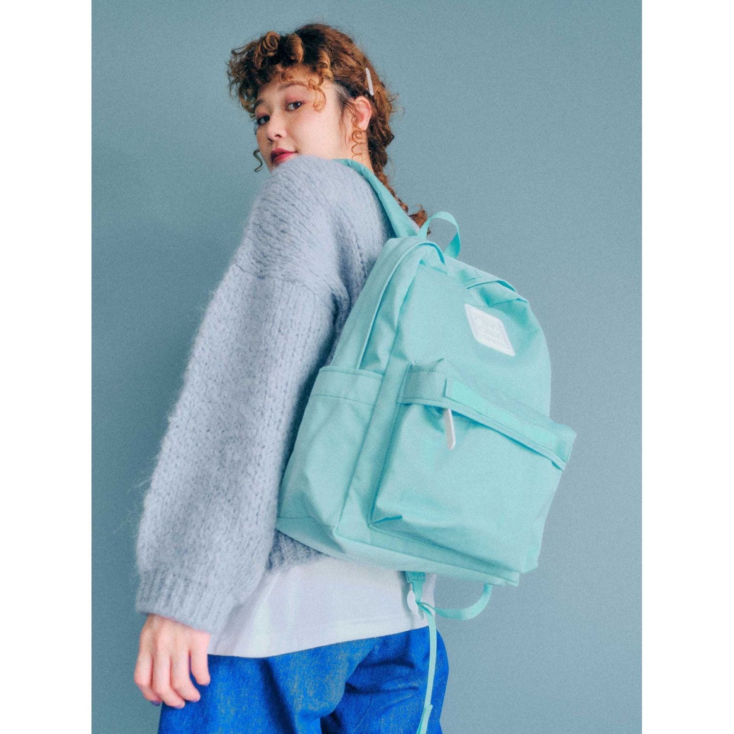 Cilocala Regular Backpack Middle (Turquoise)
