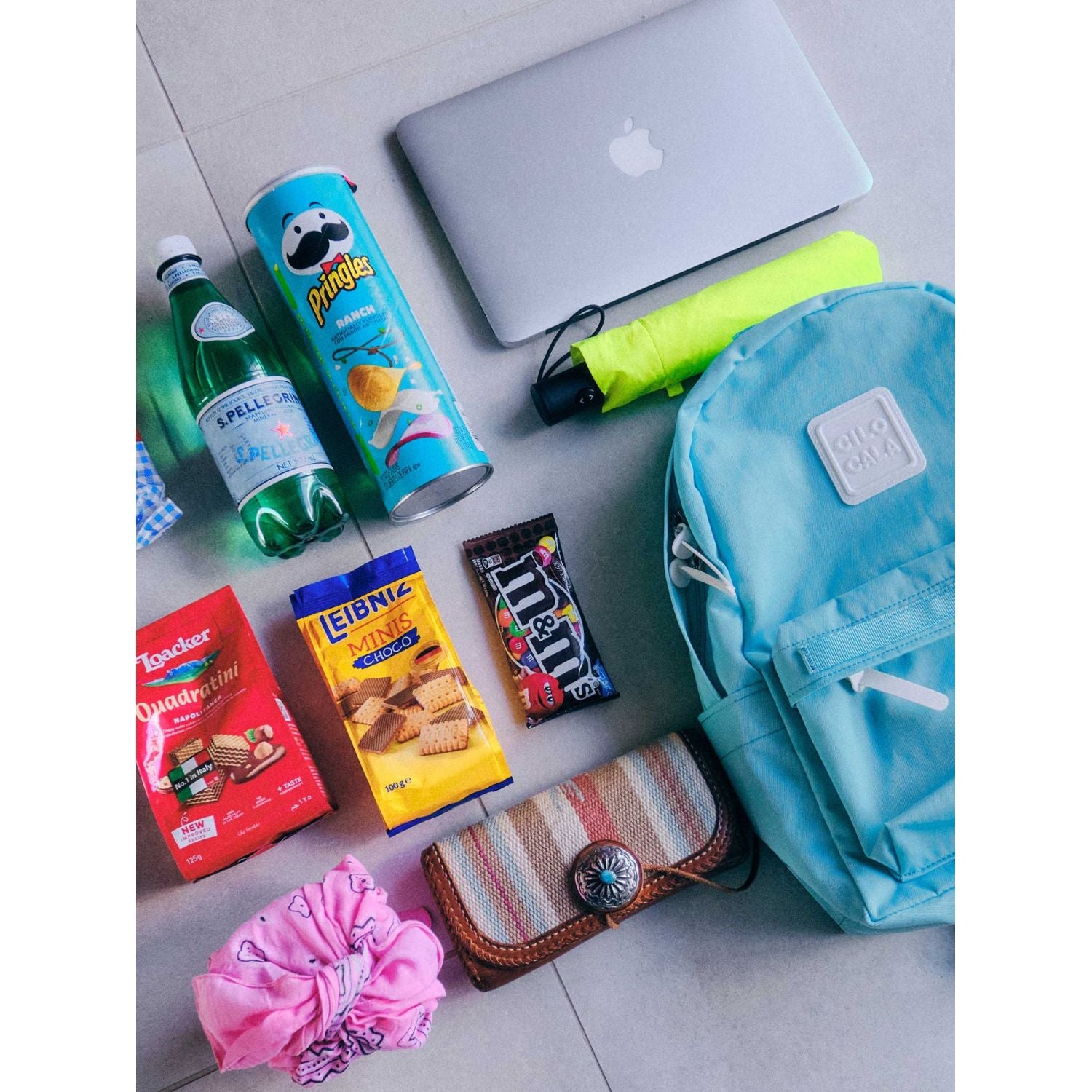 Cilocala Regular Backpack Middle (Turquoise)