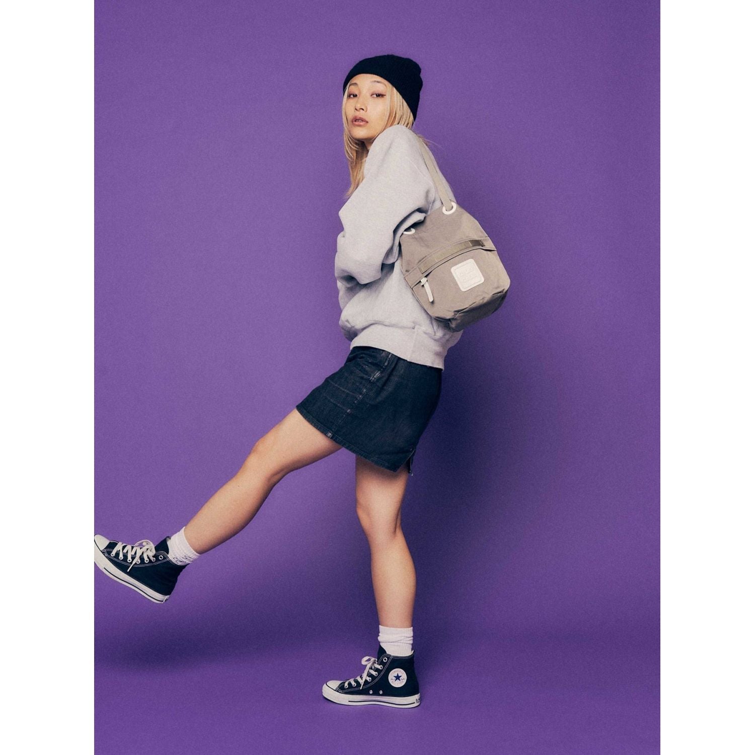 Cilocala Regular Bon Shoulder Bag (Milky)