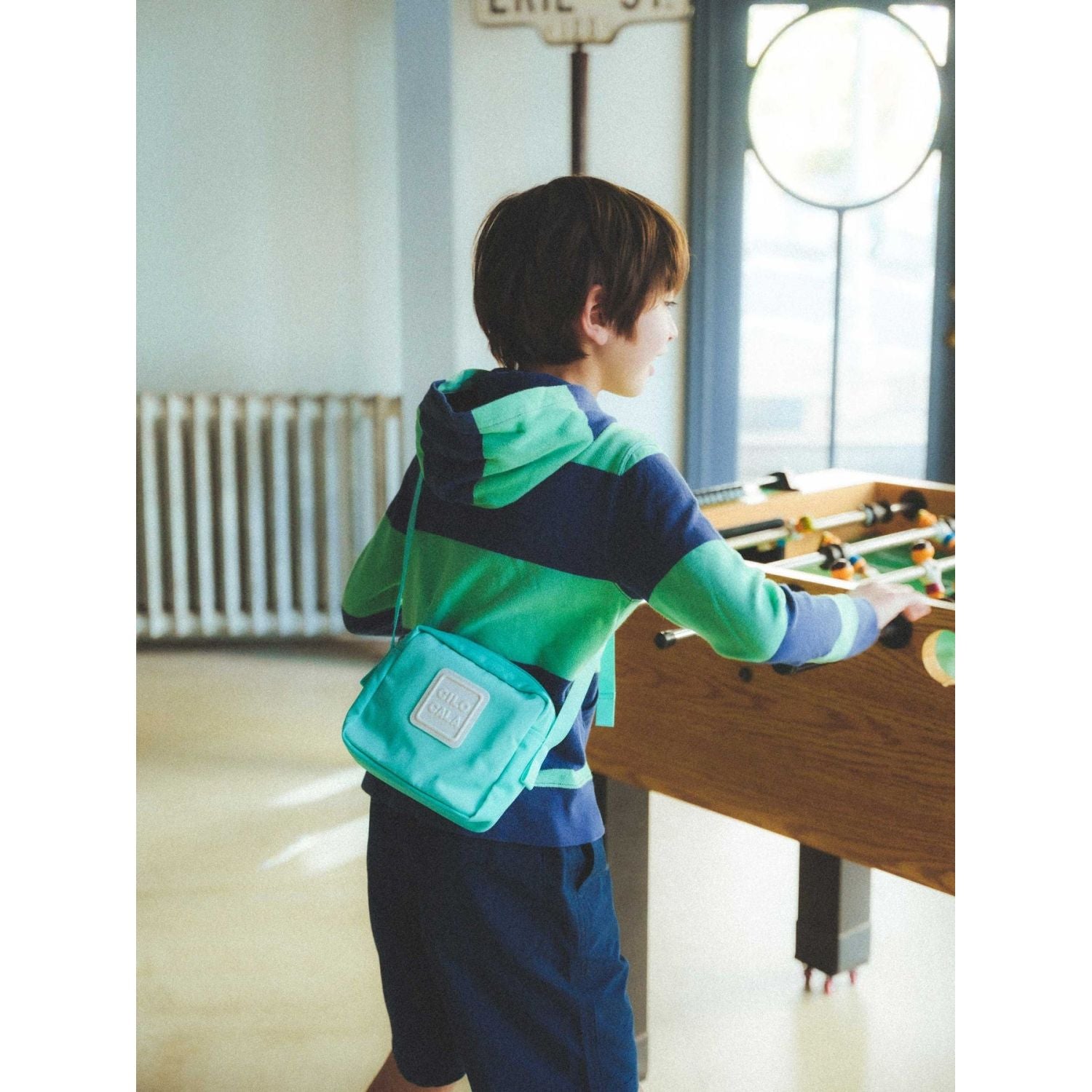 Cilocala Regular Mashikaku Shoulder Bag (Turquoise)