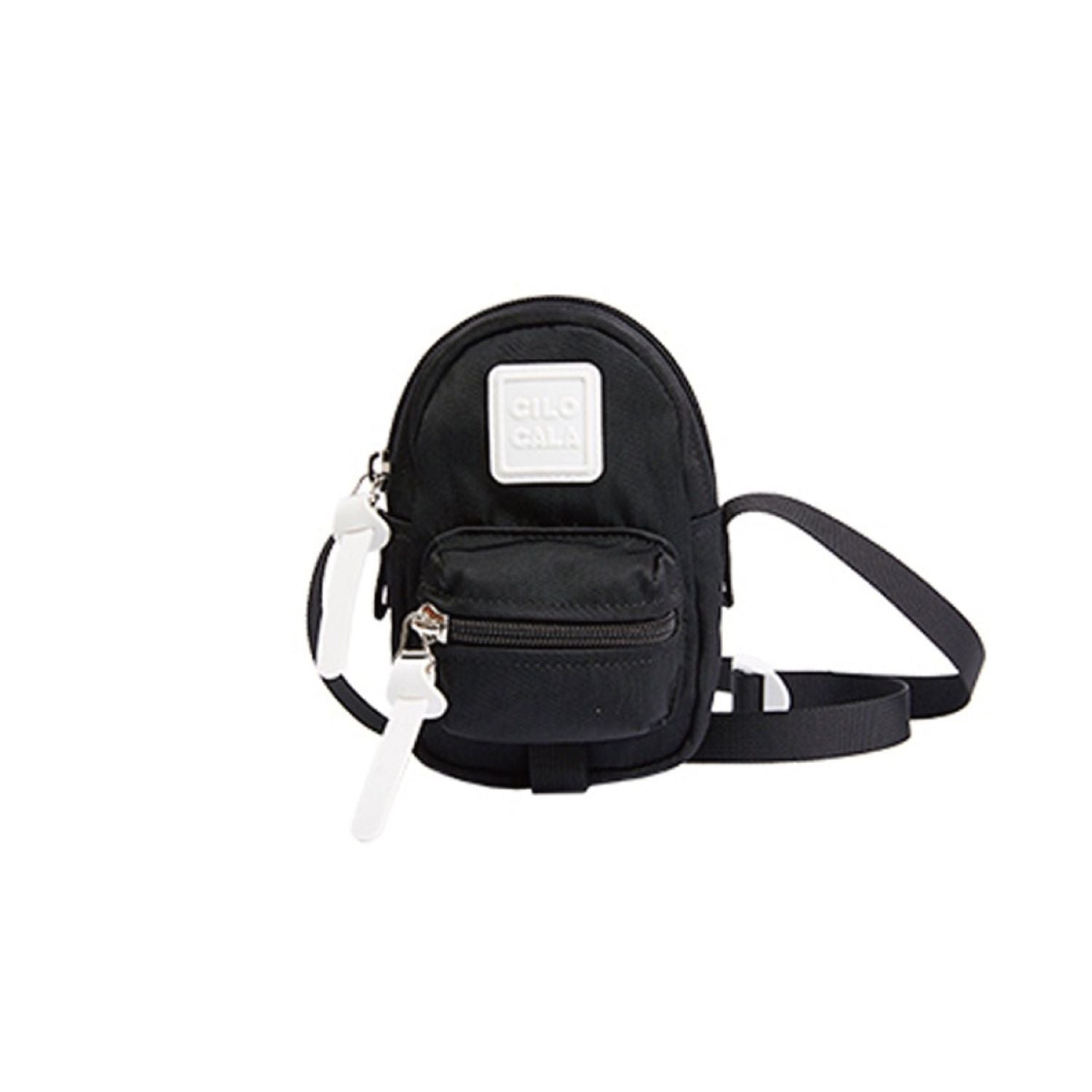 Cilocala Regular Packman Shoulder Bag (Black)