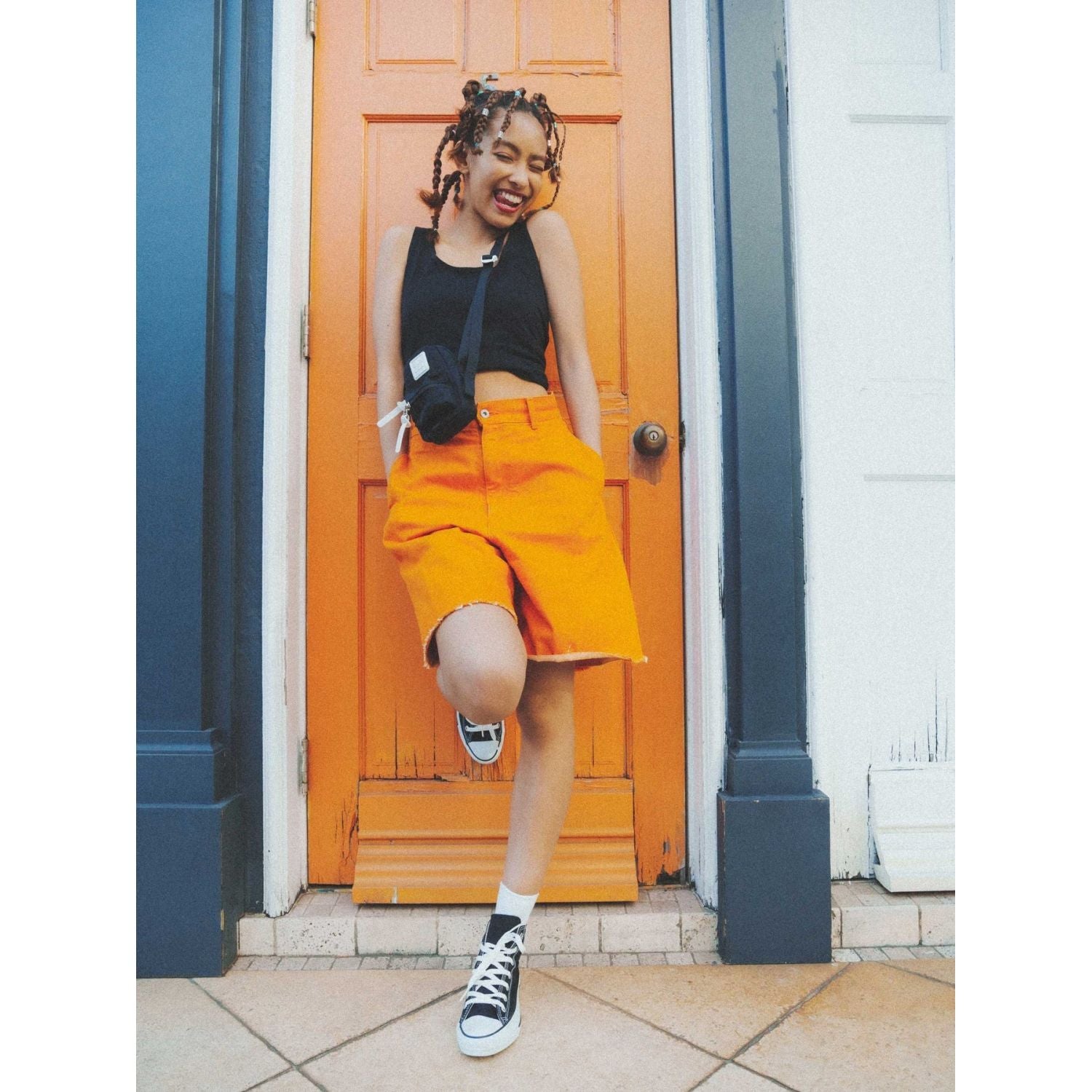 Cilocala Regular Packman Shoulder Bag (Black)