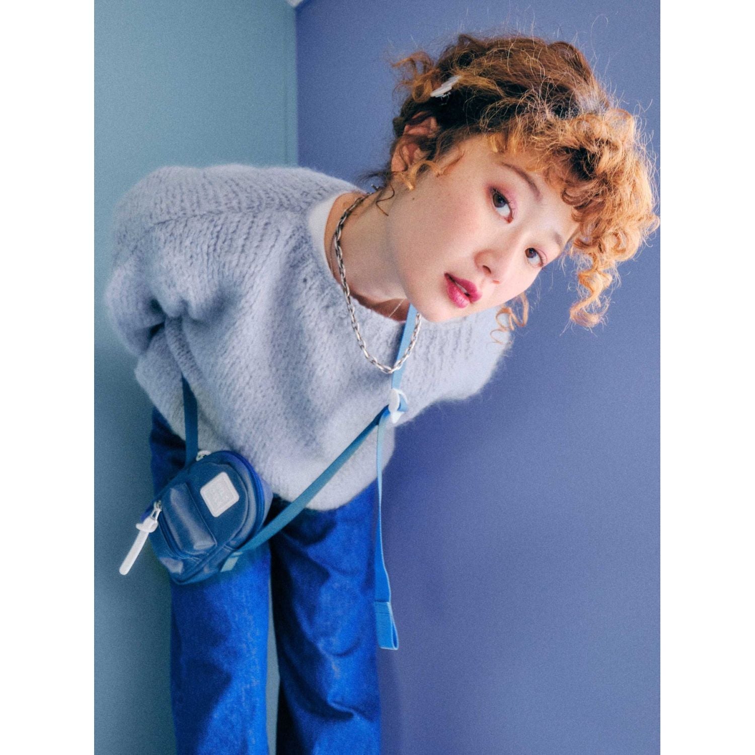 Cilocala Regular Packman Shoulder Bag (Lake)