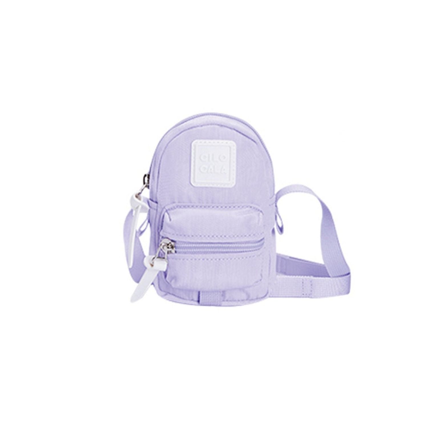 Cilocala Regular Packman Shoulder Bag (Lavender)