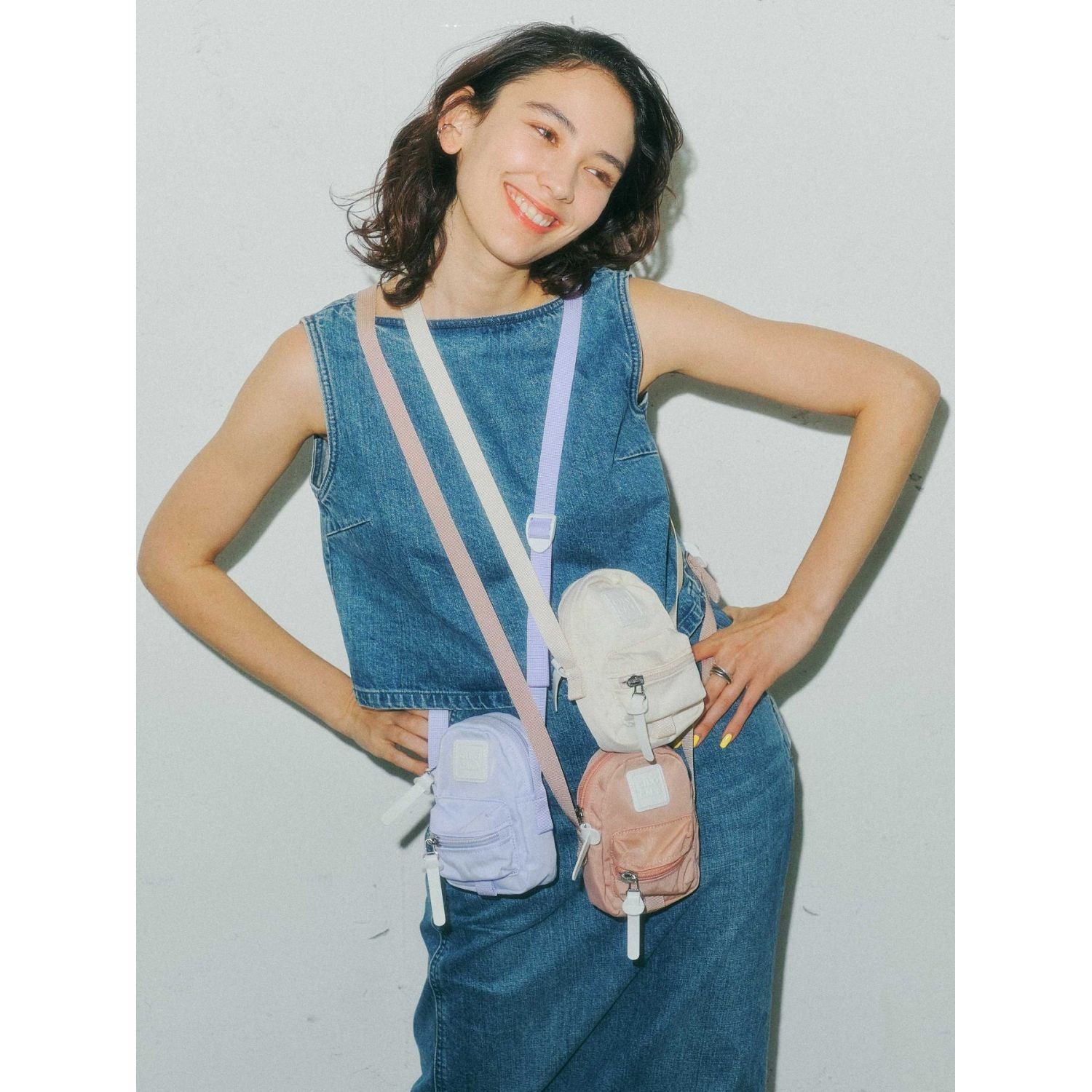 Cilocala Regular Packman Shoulder Bag (Lavender)