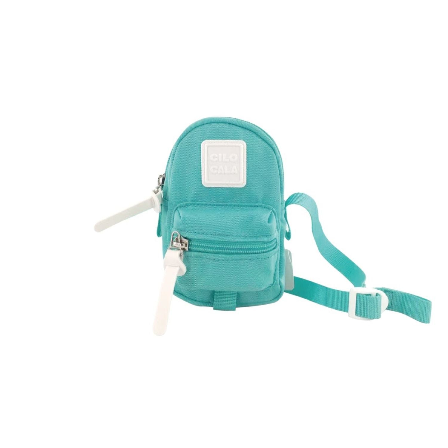Cilocala Regular Packman Shoulder Bag (Turquoise)