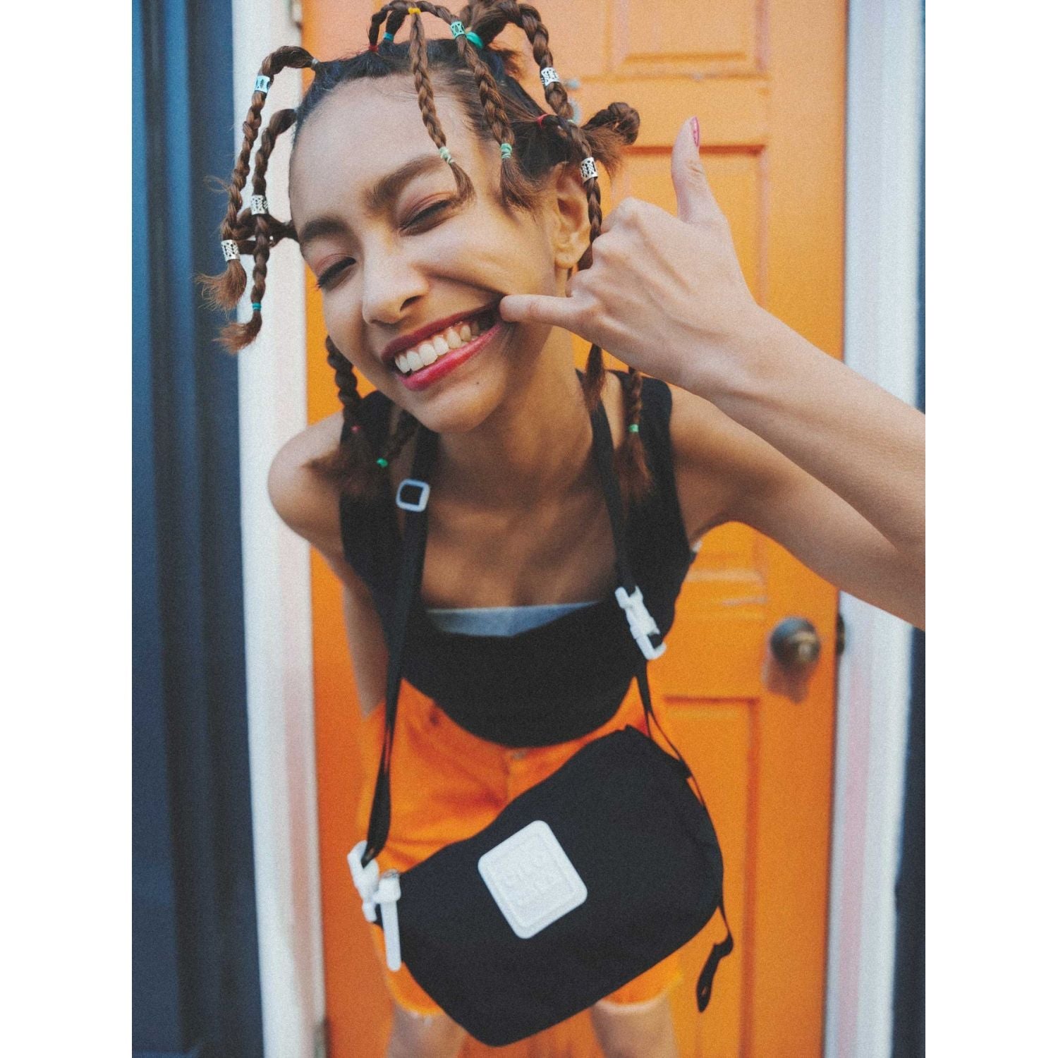 Cilocala Regular Shin-Yoko Shoulder Bag (Black)