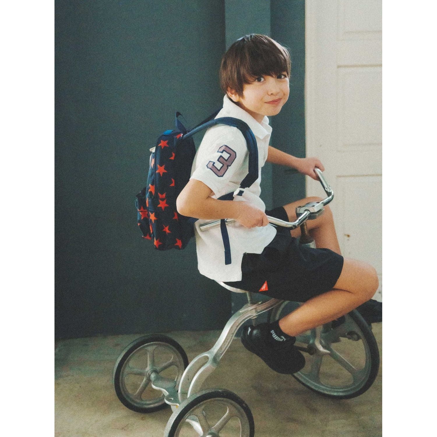 Cilocala Star Print Backpack Small (Sailor)